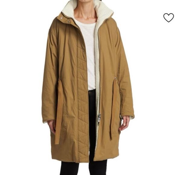 RAG & BONE M42 Military Reverisble Sherpa Long Line Utilitarian Parka - Picture 1 of 15